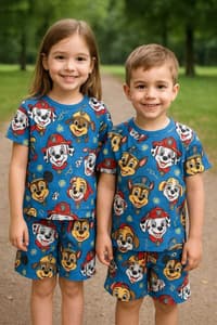 Kids Shorts Set Paw Patrol Blue(5-7)