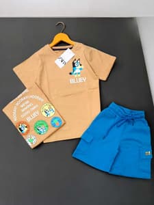 PREMIUM CARGO SHORTS SET Beige(5-7)