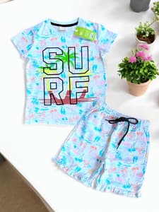 Kids' Cotton Co-ords Sets – Soft. Comfy. Playful. SURF(7)