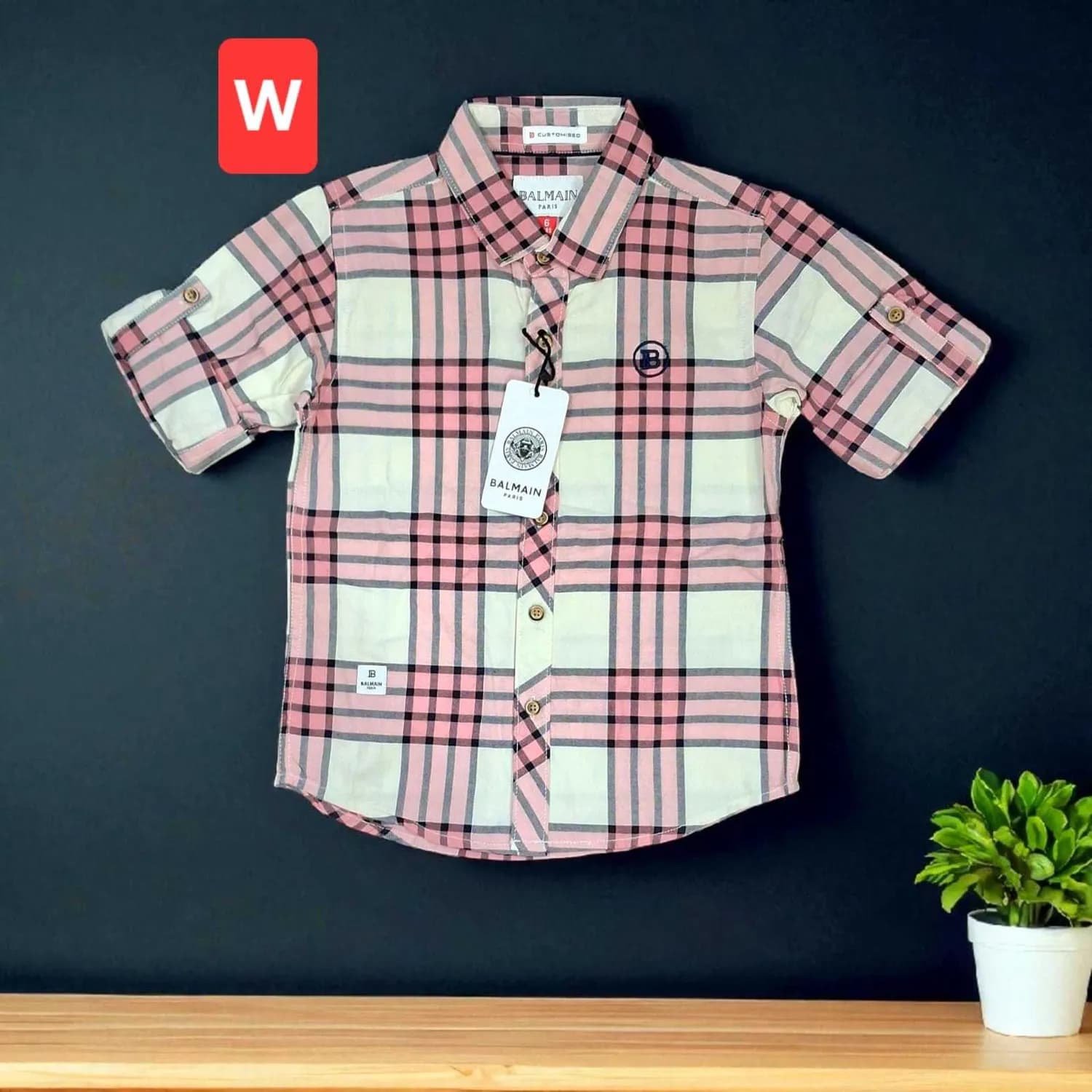 One Shirt, Two Styles – Full Sleeve or Half, Your Choice! Cream(3-4) - Image 2