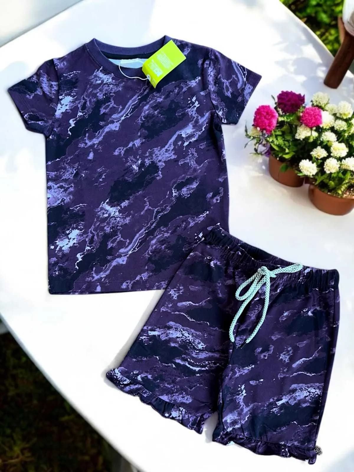 Kids' Cotton Co-ords Sets – Soft. Comfy. Playful.TIE & DYE(9) - Image 2