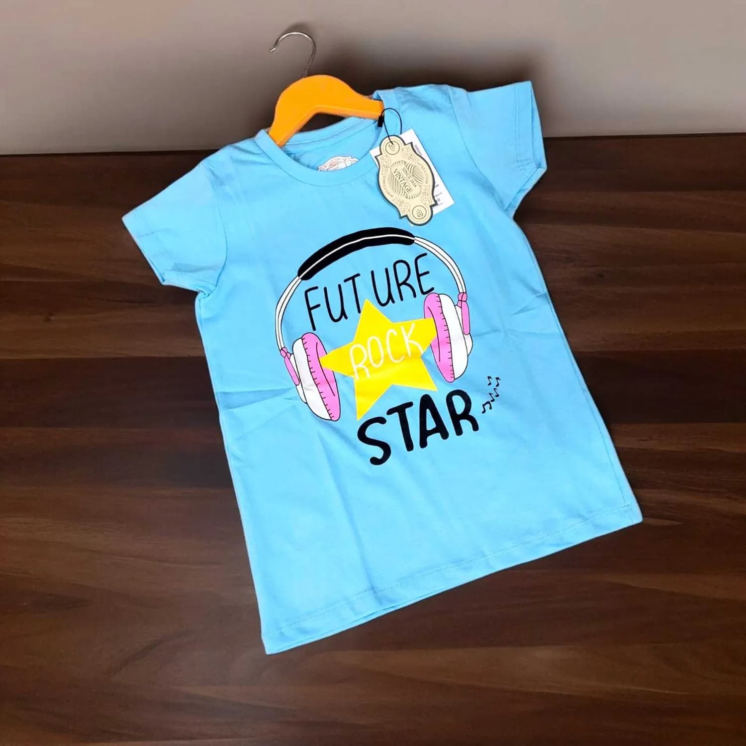 Girls Premium Tshirts Blue(3) - Image 2