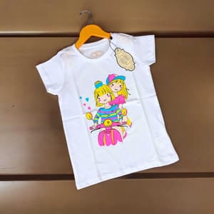 Girls Premium Tshirts White(3)