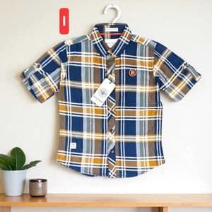 One Shirt, Two Styles – Full Sleeve or Half, Your Choice! Blue(3-4)