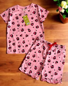 Kids' Cotton Co-ords Sets – Soft. Comfy. Playful.(Pink)(3)