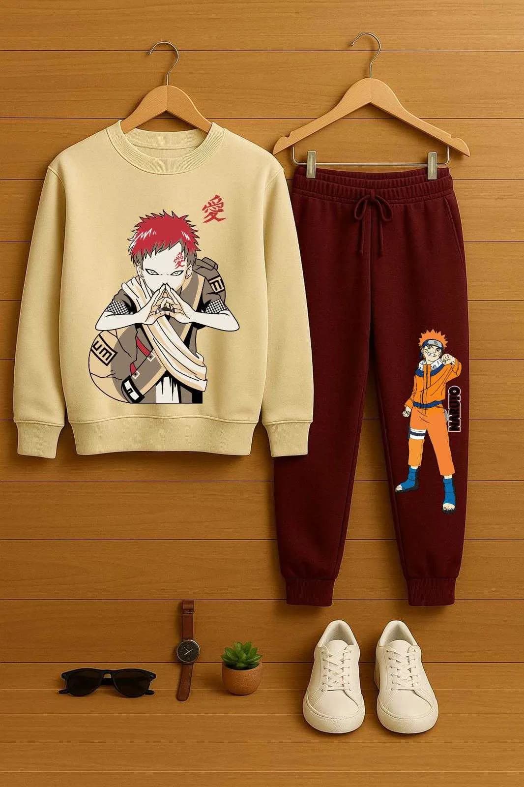 Premium Naruto Kids Loopknit Set - Perfect For Winters - Sandal(5-6) - Image 1