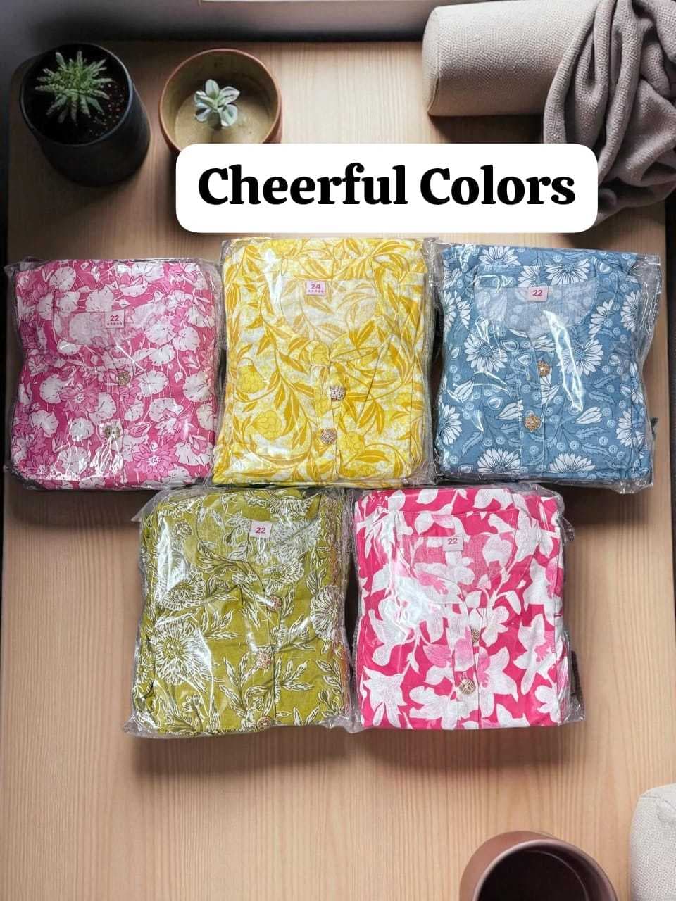 Sanganeri Cotton Sets 100% Cotton(2/Yellow) - Image 2