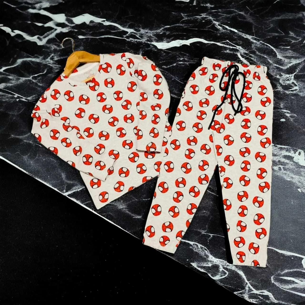 Full Sleeves Co-Ords Unisex Sets Grey Spiderman(3) - Image 1