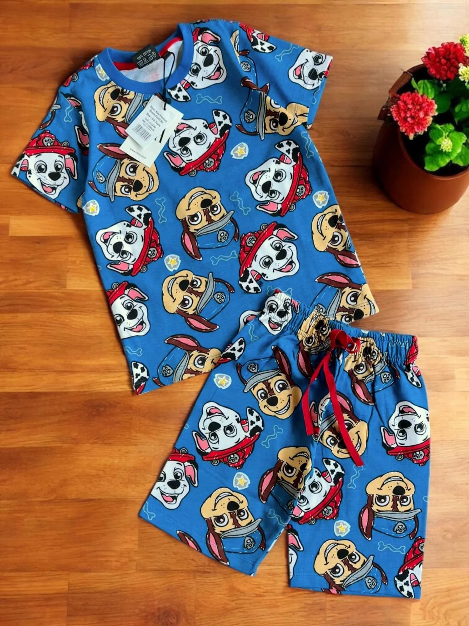 Kids Shorts Set Paw Patrol Blue(5-7) - Image 2