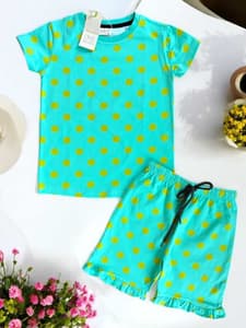 Kids' Cotton Co-ords Sets – Soft. Comfy. Playful. Blue(7)